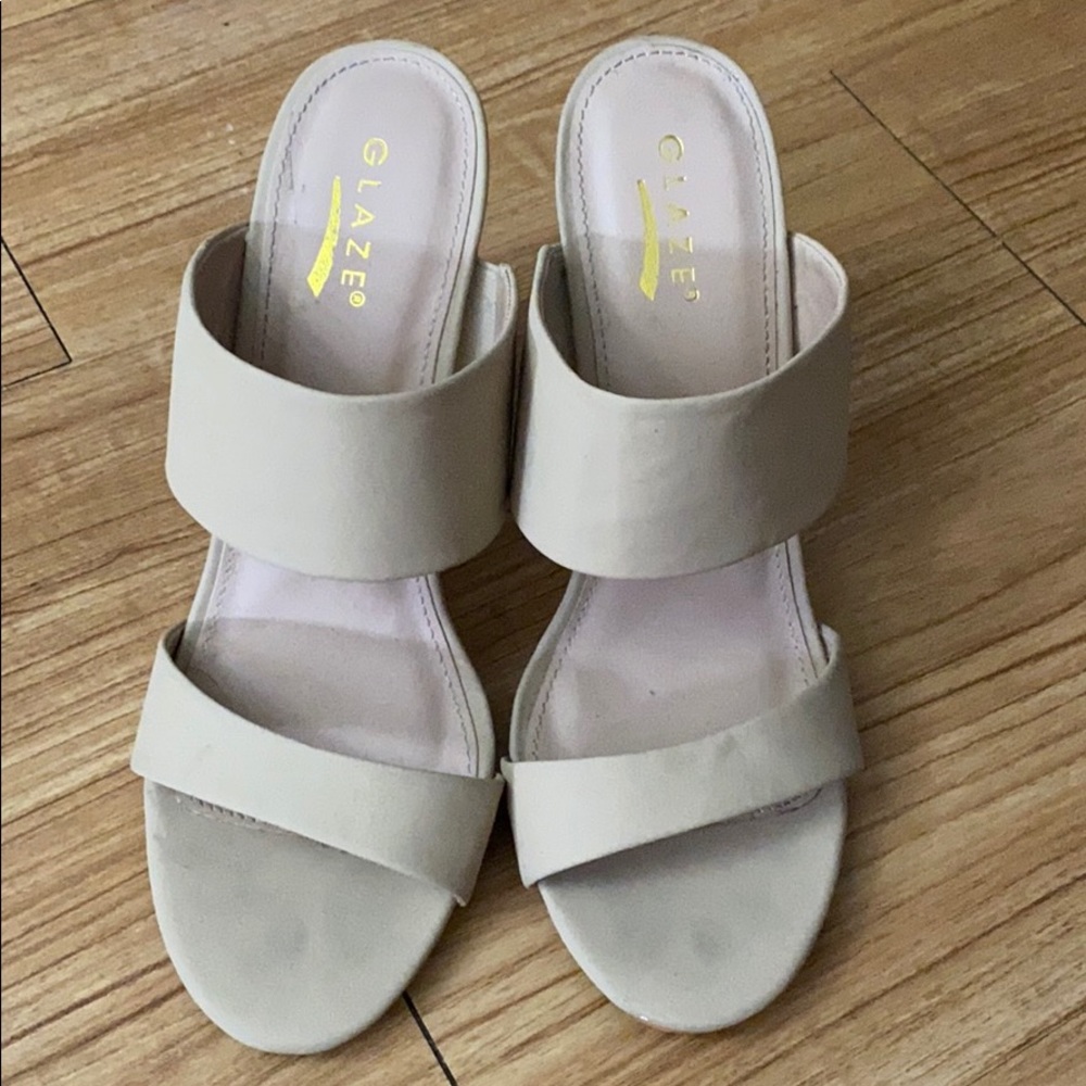 Nude Sandal heels